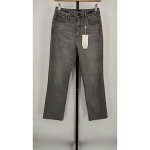 Quince Women Straight Leg Jeans Grey Pants 28
